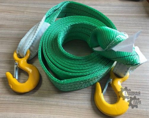 Буксировочная стропа до 10т, 9 метров (крюк-крюк) — 1