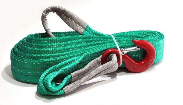Буксировочная стропа до 10т 4,7 метра (крюк-петля) — 1